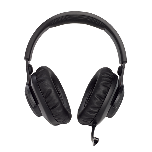 JBL Quantum 350 Wireless - Black - Wireless PC gaming headset with detachable boom mic - Front image number null